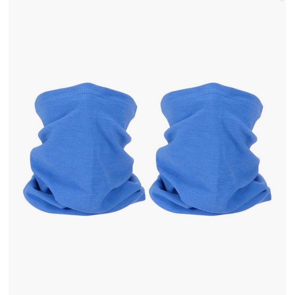 2 WINTER NECK WARMERS Windproof Neck Gaiter Cold Weather Scarf Face Covering Ski